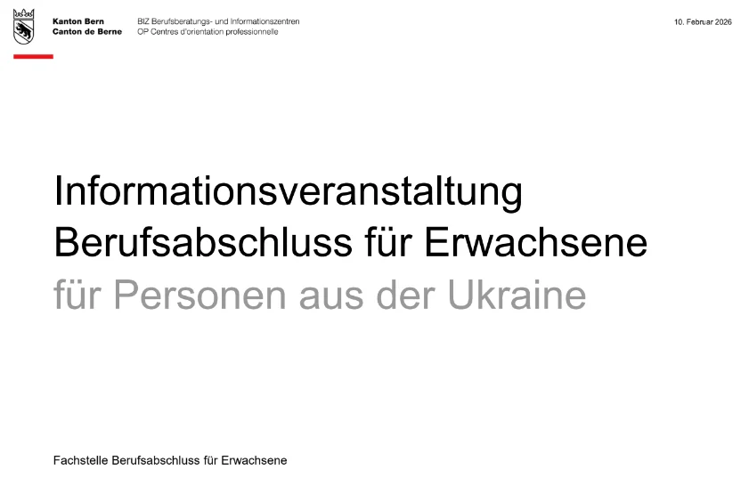 Освіта і професія (BIZ Bern)